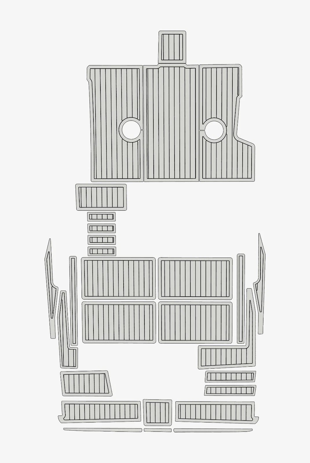 EVA foam boat flooring 2022 ATX 24 (9) 1 kit EVA foam boat flooring 2022 ATX 24