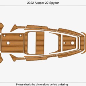 EVA foam boat flooring 2022 Axopar 22 (2) 1 kit EVA foam boat flooring 2022 Axopar 22