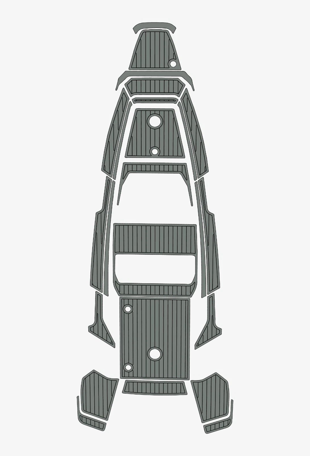 EVA foam boat flooring 2022 Axopar 22 (7) 1 kit EVA foam boat flooring 2022 Axopar 22