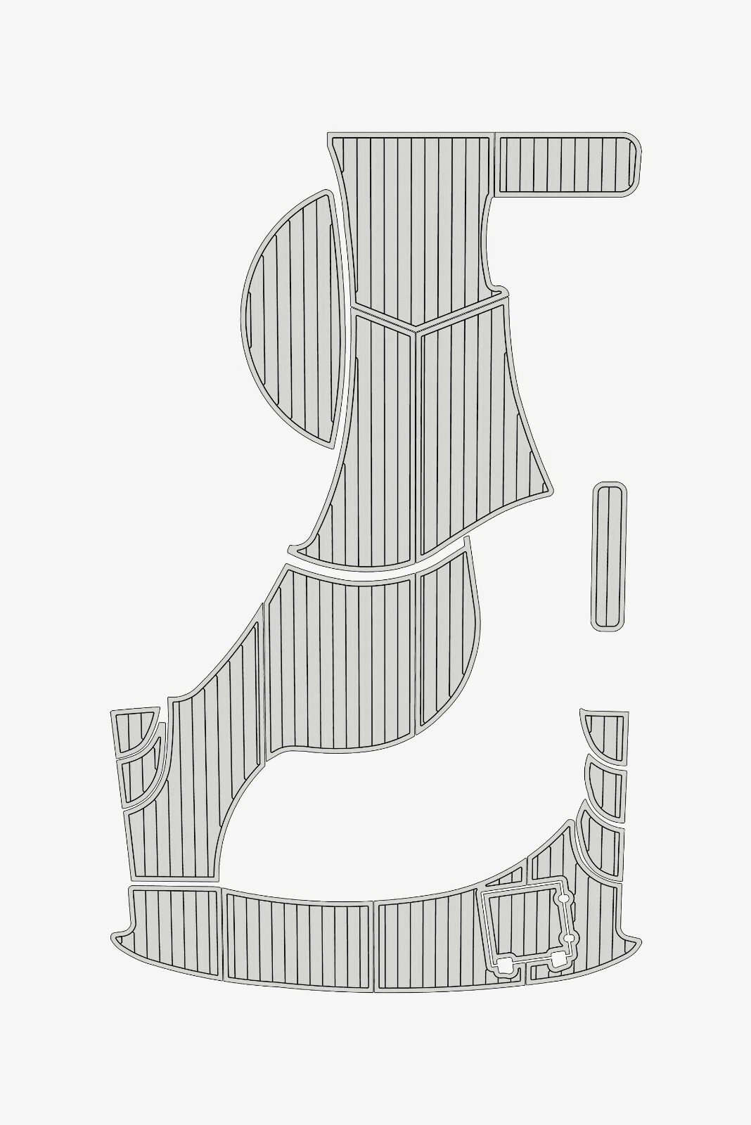 EVA foam deck flooring 2008 Atlantis 42 (15) 1 kit EVA foam deck flooring 2008 Atlantis 42