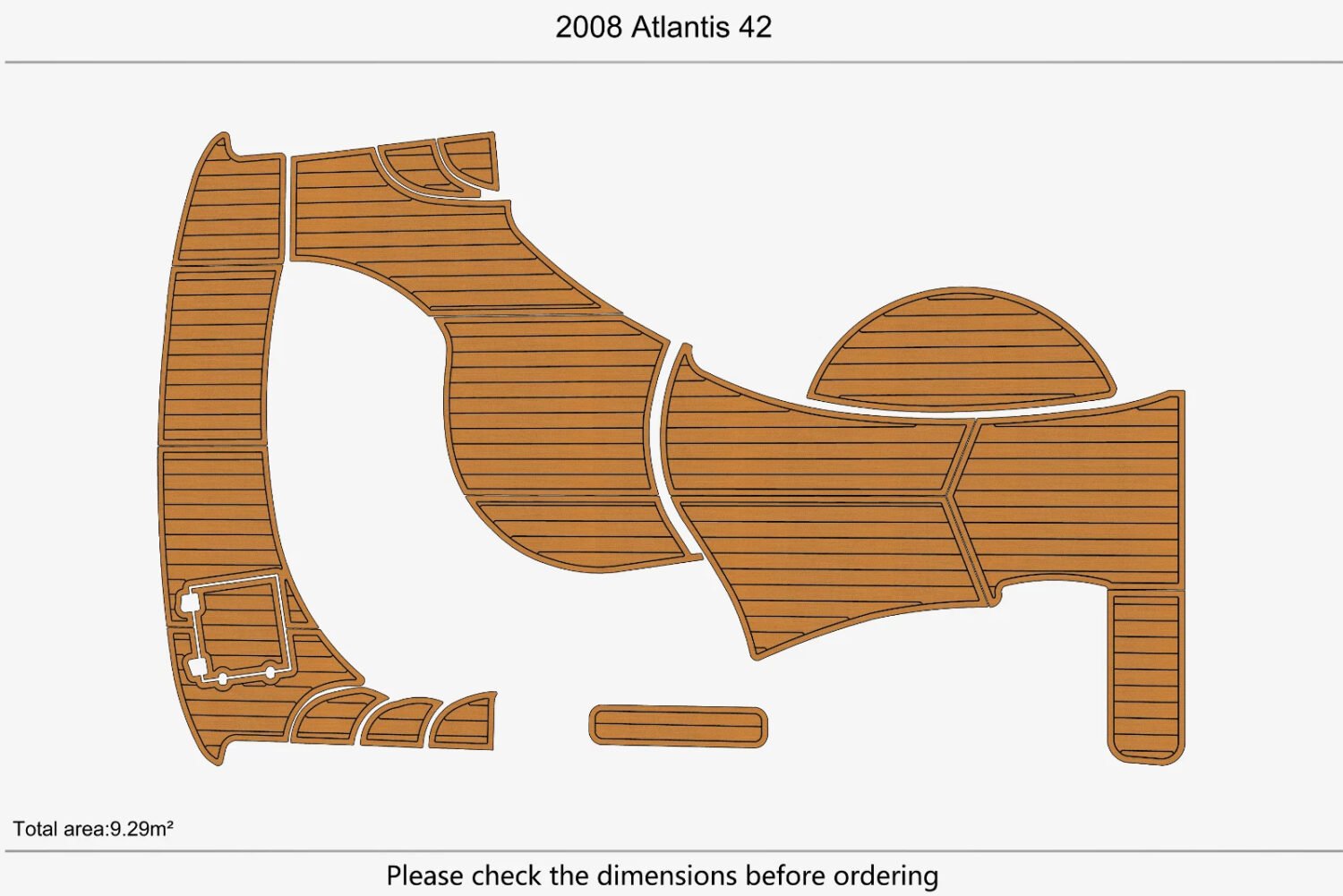 EVA foam deck flooring 2008 Atlantis 42 (2) 1 kit EVA foam deck flooring 2008 Atlantis 42