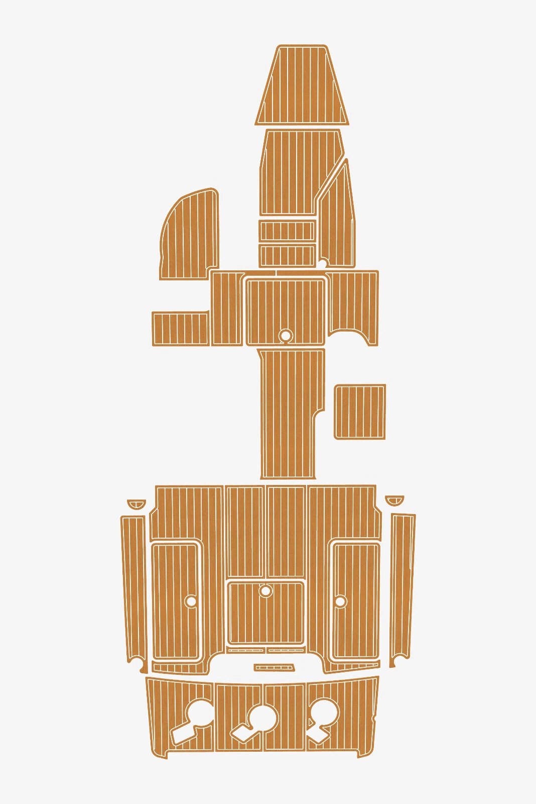 1 kit EVA foam deck flooring 2021-2024 Albemarle 30