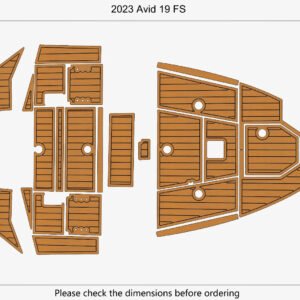EVA foam deck flooring 2023 Avid 19 FS (2) 1 kit EVA foam deck flooring 2023 Avid 19 FS