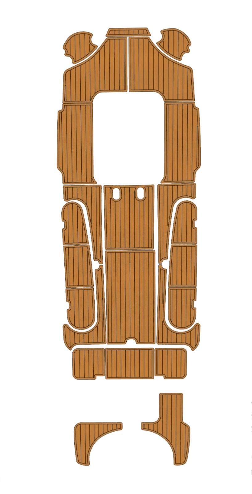 EVA foam faux teak boat flooring 2000-2004 Baja 340 Sport fish (1)(1) 1 kit EVA foam faux teak boat flooring 2000-2004 Baja 340 Sport fish