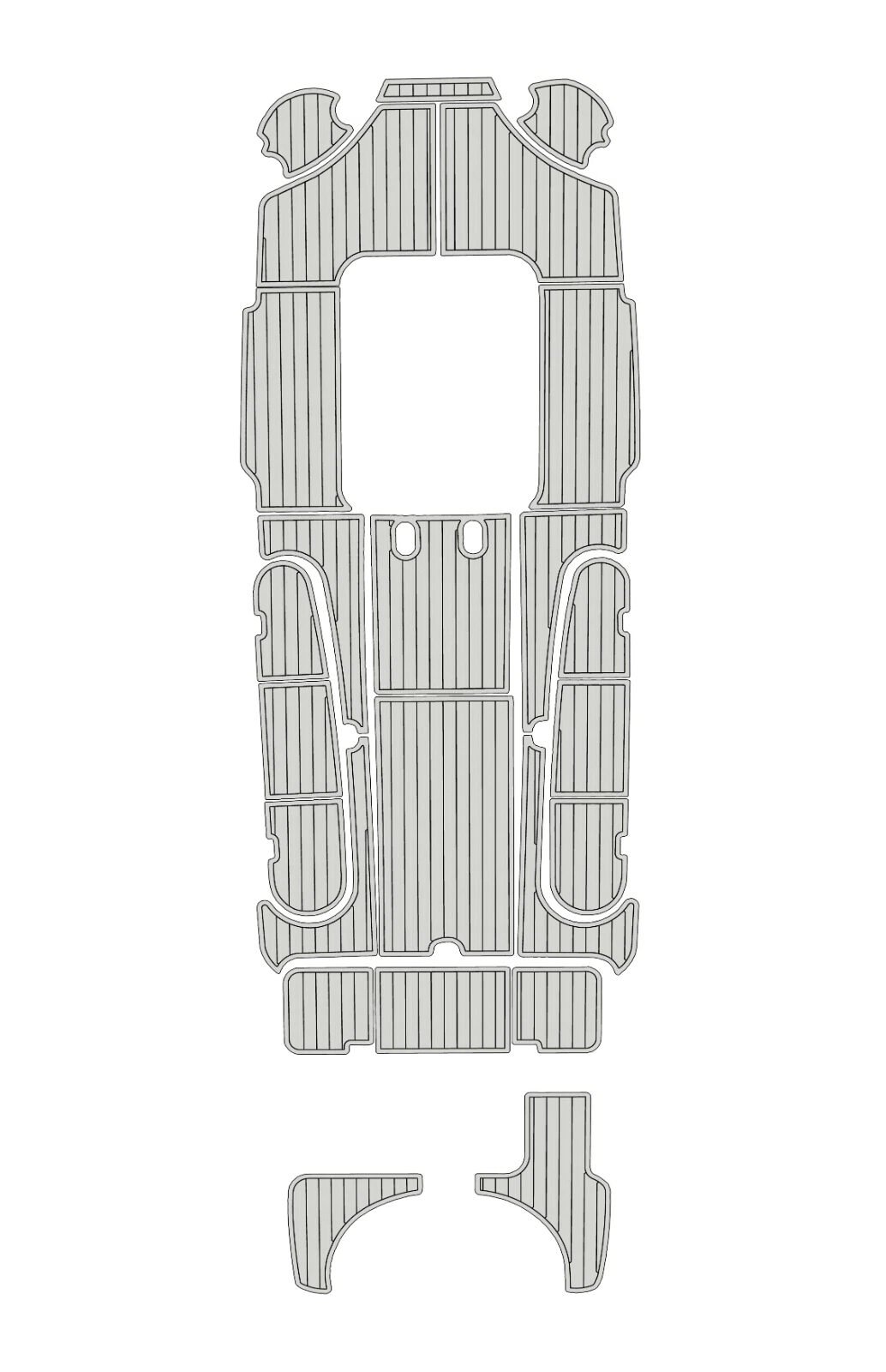EVA foam faux teak boat flooring 2000-2004 Baja 340 Sport fish (6) 1 kit EVA foam faux teak boat flooring 2000-2004 Baja 340 Sport fish