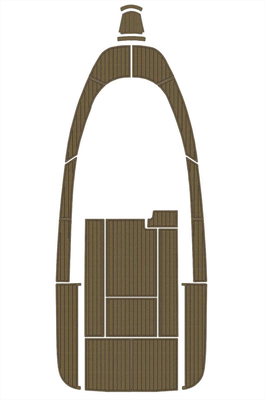 EVA foam faux teak boat flooring 2000-2009 Aquador 25 WA (12) 1 kit EVA foam faux teak boat flooring 2000-2009 Aquador 25 WA