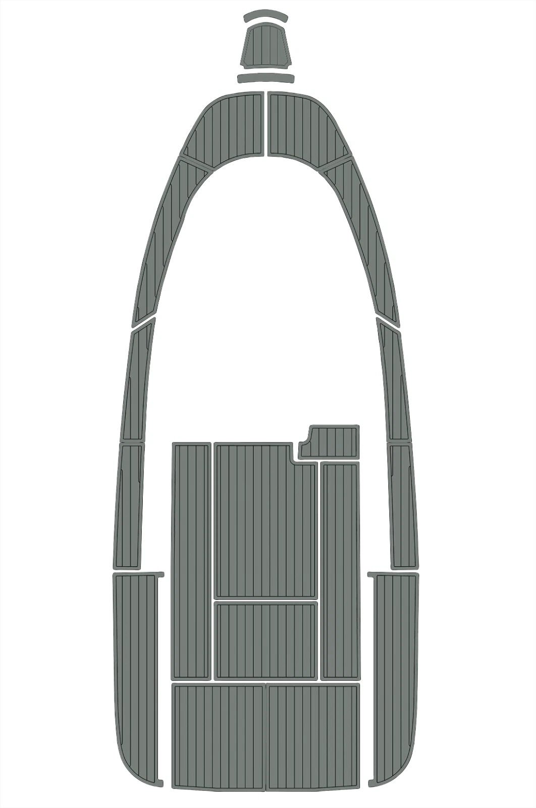 EVA foam faux teak boat flooring 2000-2009 Aquador 25 WA (13) 1 kit EVA foam faux teak boat flooring 2000-2009 Aquador 25 WA