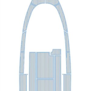 EVA foam faux teak boat flooring 2000-2009 Aquador 25 WA (17) 1 kit EVA foam faux teak boat flooring 2000-2009 Aquador 25 WA