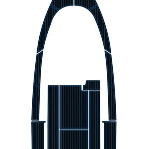 EVA foam faux teak boat flooring 2000-2009 Aquador 25 WA (4) 1 kit EVA foam faux teak boat flooring 2000-2009 Aquador 25 WA