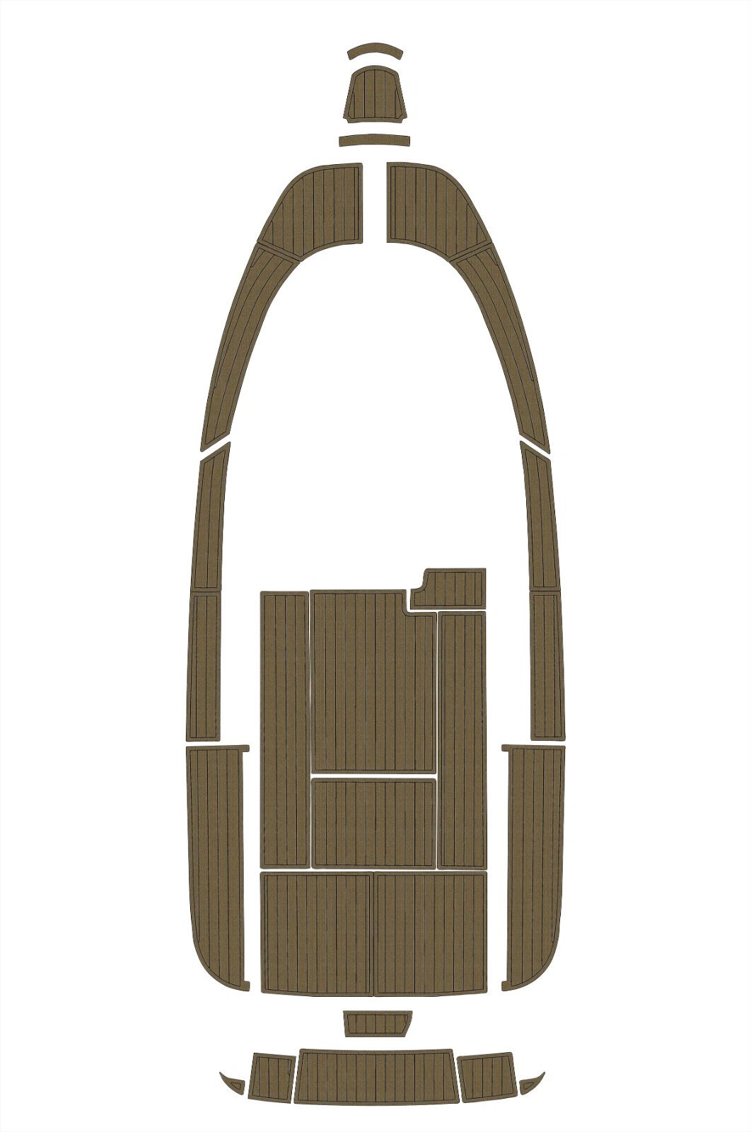 EVA foam faux teak boat flooring 2007-2009 Aquador 25 WAE (12) 1 kit EVA foam faux teak boat flooring 2007-2009 Aquador 25 WAE