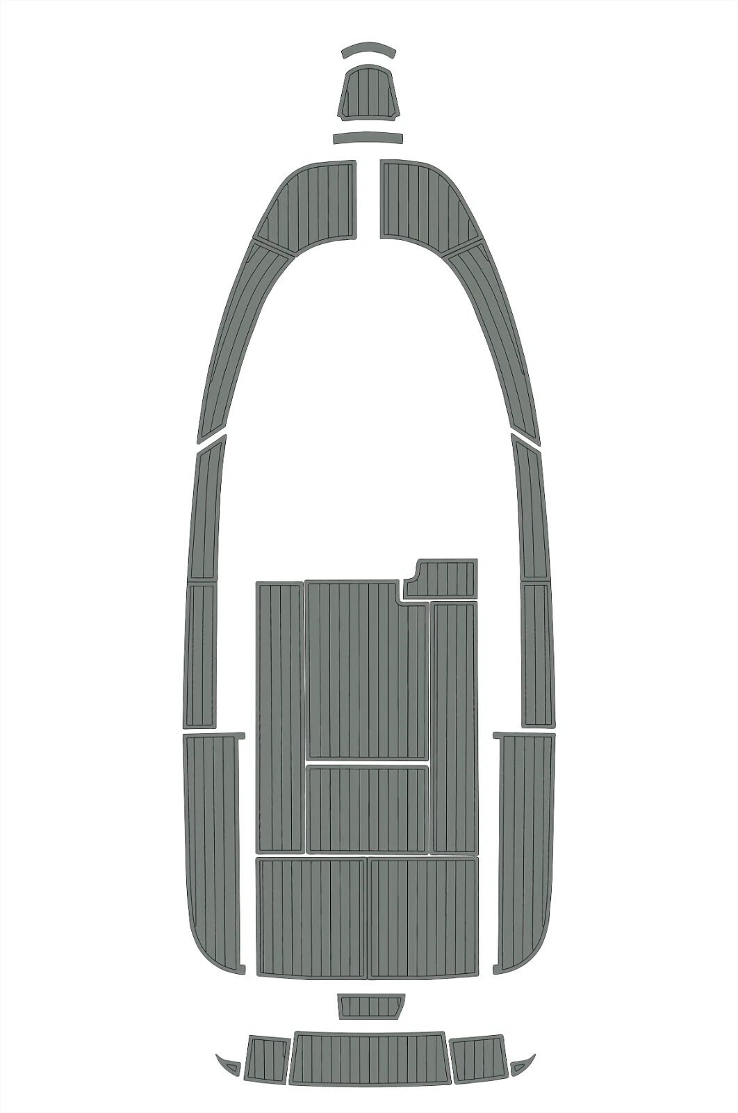EVA foam faux teak boat flooring 2007-2009 Aquador 25 WAE (13) 1 kit EVA foam faux teak boat flooring 2007-2009 Aquador 25 WAE