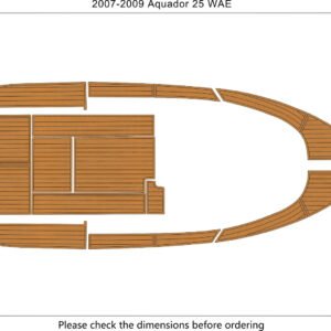 EVA foam faux teak boat flooring 2007-2009 Aquador 25 WAE (2) 1 kit EVA foam faux teak boat flooring 2007-2009 Aquador 25 WAE