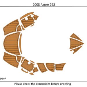 1 kit EVA foam faux teak boat flooring 2008-2011 Azure 298