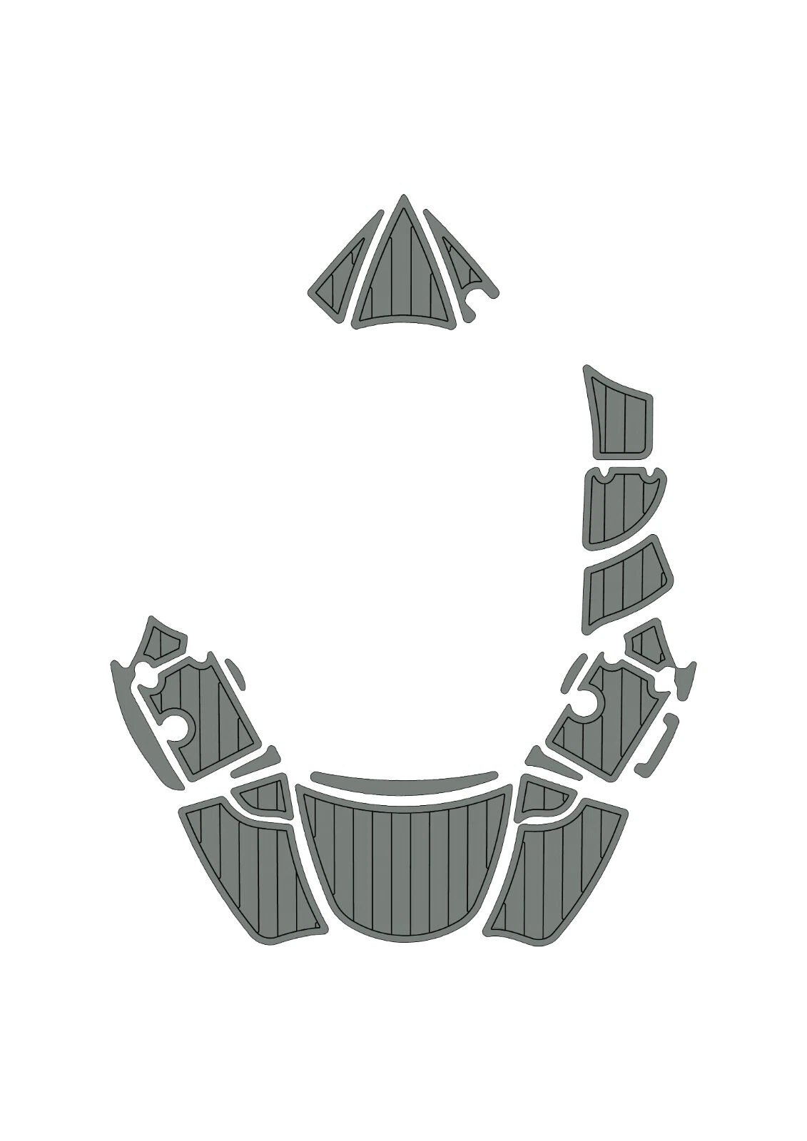 1 kit EVA foam faux teak boat flooring 2008-2011 Azure 298