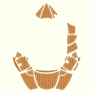 1 kit EVA foam faux teak boat flooring 2008-2011 Azure 298