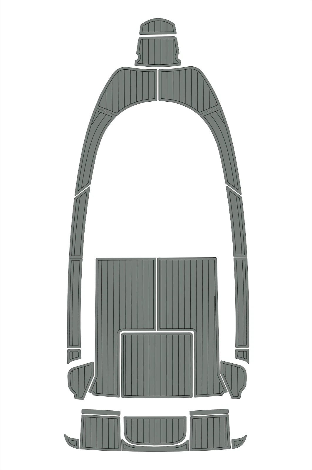 EVA foam faux teak boat flooring 2010 Aquador 21 WAS (13) 1 kit EVA foam faux teak boat flooring 2010 Aquador 21 WAS