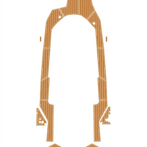 1 kit EVA foam faux teak boat flooring 2023 Axopar 28