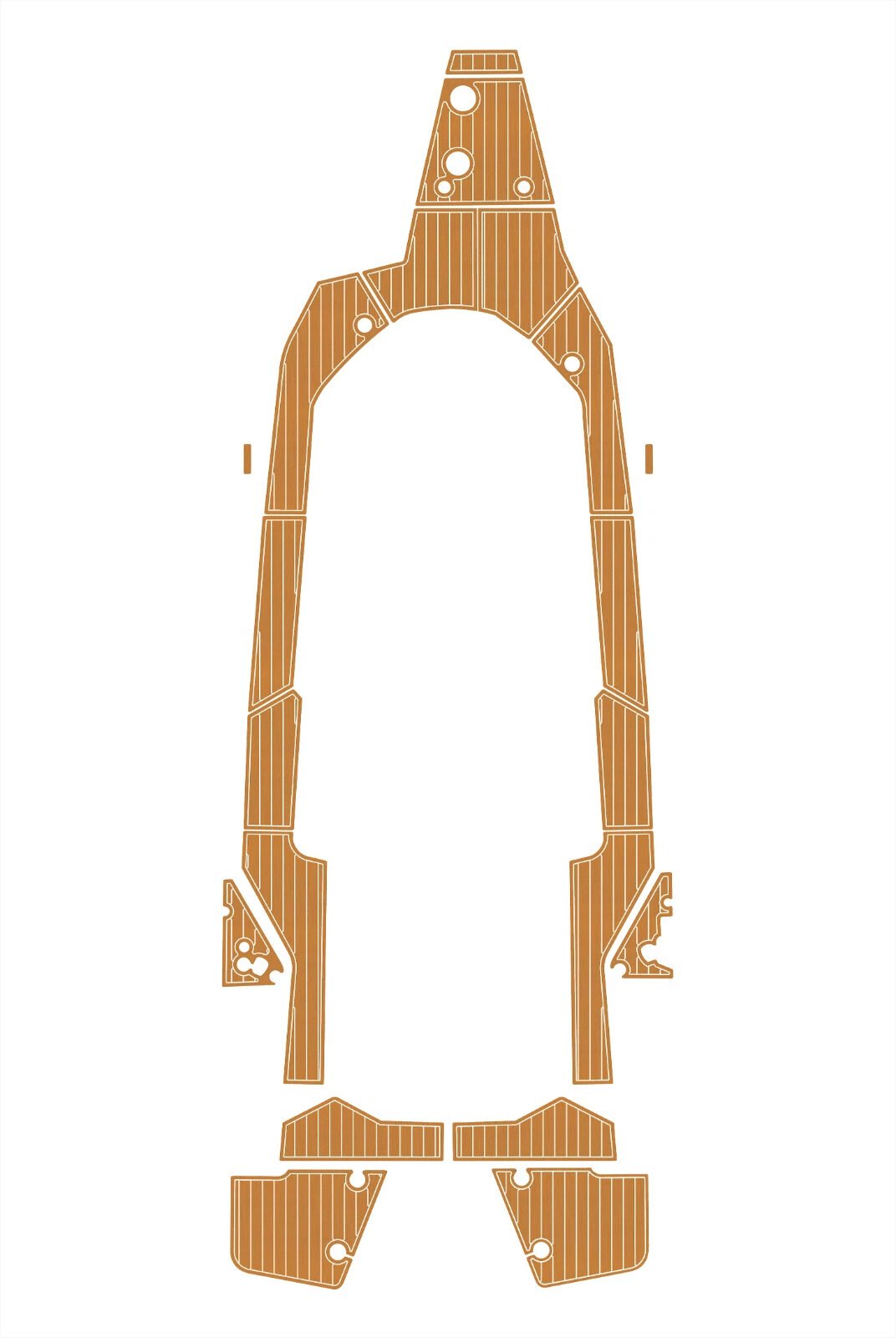 EVA foam faux teak boat flooring 2023 Axopar 28 (11) 1 kit EVA foam faux teak boat flooring 2023 Axopar 28