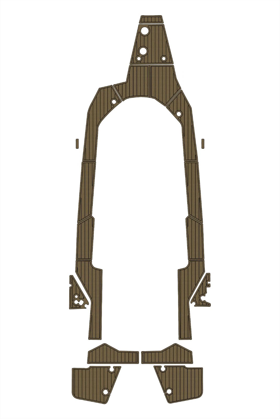 EVA foam faux teak boat flooring 2023 Axopar 28 (12) 1 kit EVA foam faux teak boat flooring 2023 Axopar 28