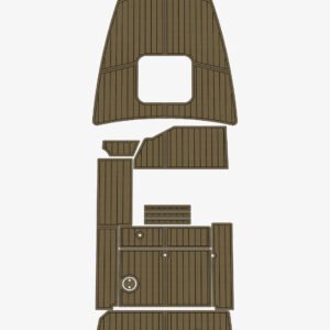 1 kit EVA foam faux teak deck flooring 1994 Sea Ray 230 Sundancer