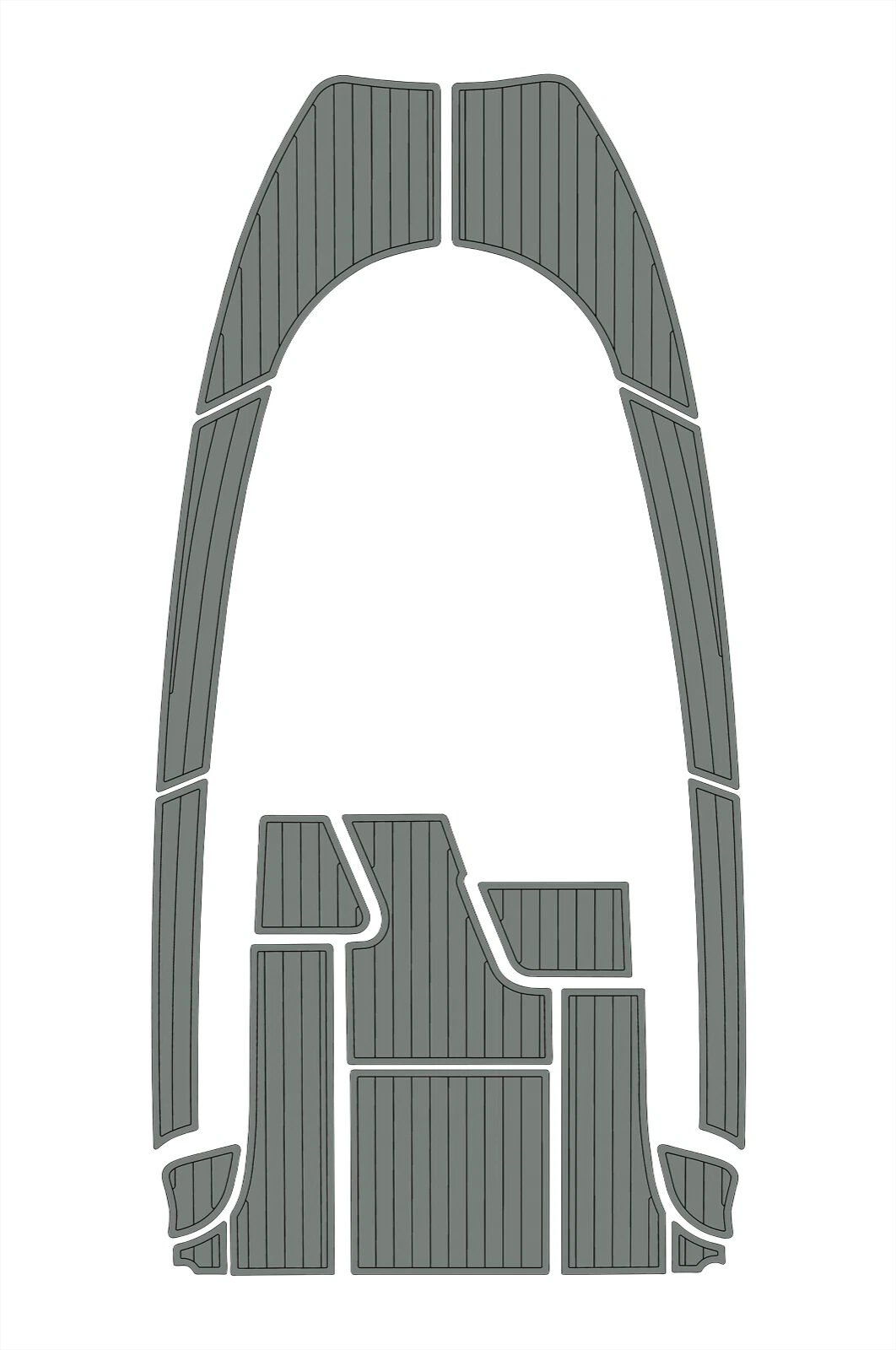 1 kit EVA foam faux teak deck flooring 2004-2009 Aquador 23 WA