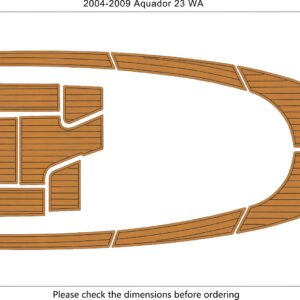 1 kit EVA foam faux teak deck flooring 2004-2009 Aquador 23 WA