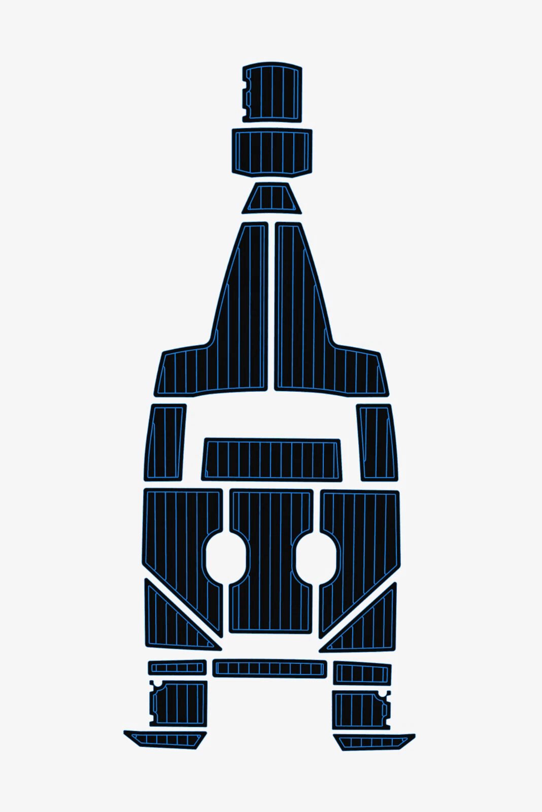 EVA foam faux teak deck flooring 2023 AMT 190 (4) 1 kit EVA foam faux teak deck flooring 2023 AMT 190 R