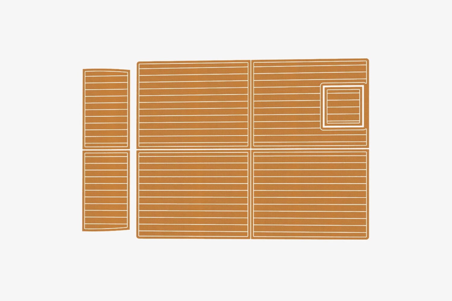 EVA foam faux teak deck flooring Avanti 39 (11) 1 kit EVA foam faux teak deck flooring Avanti 39