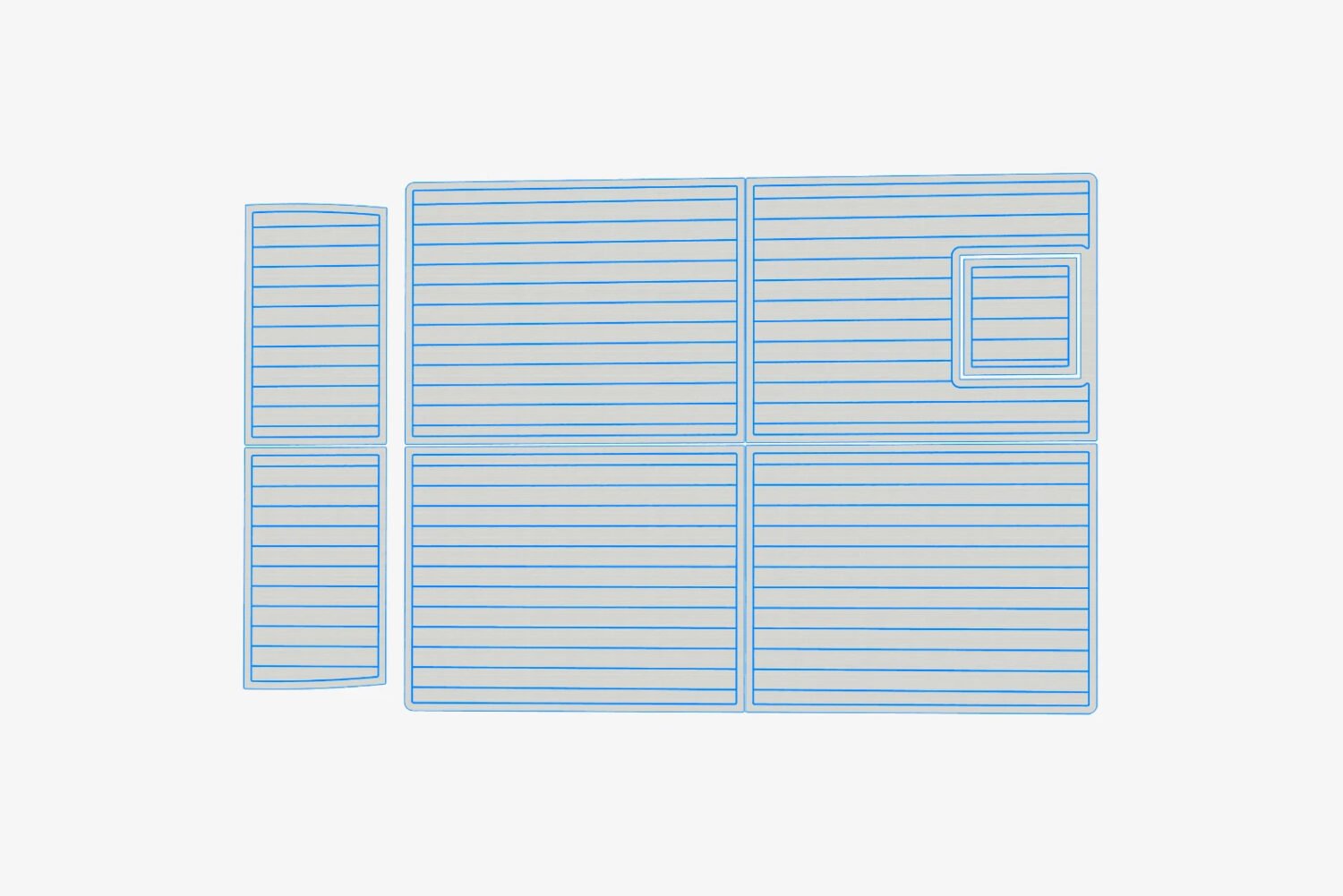 EVA foam faux teak deck flooring Avanti 39 (16) 1 kit EVA foam faux teak deck flooring Avanti 39