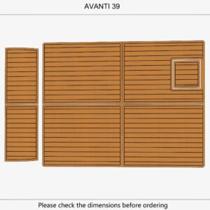 EVA foam faux teak deck flooring Avanti 39 (2) 1 kit EVA foam faux teak deck flooring Avanti 39