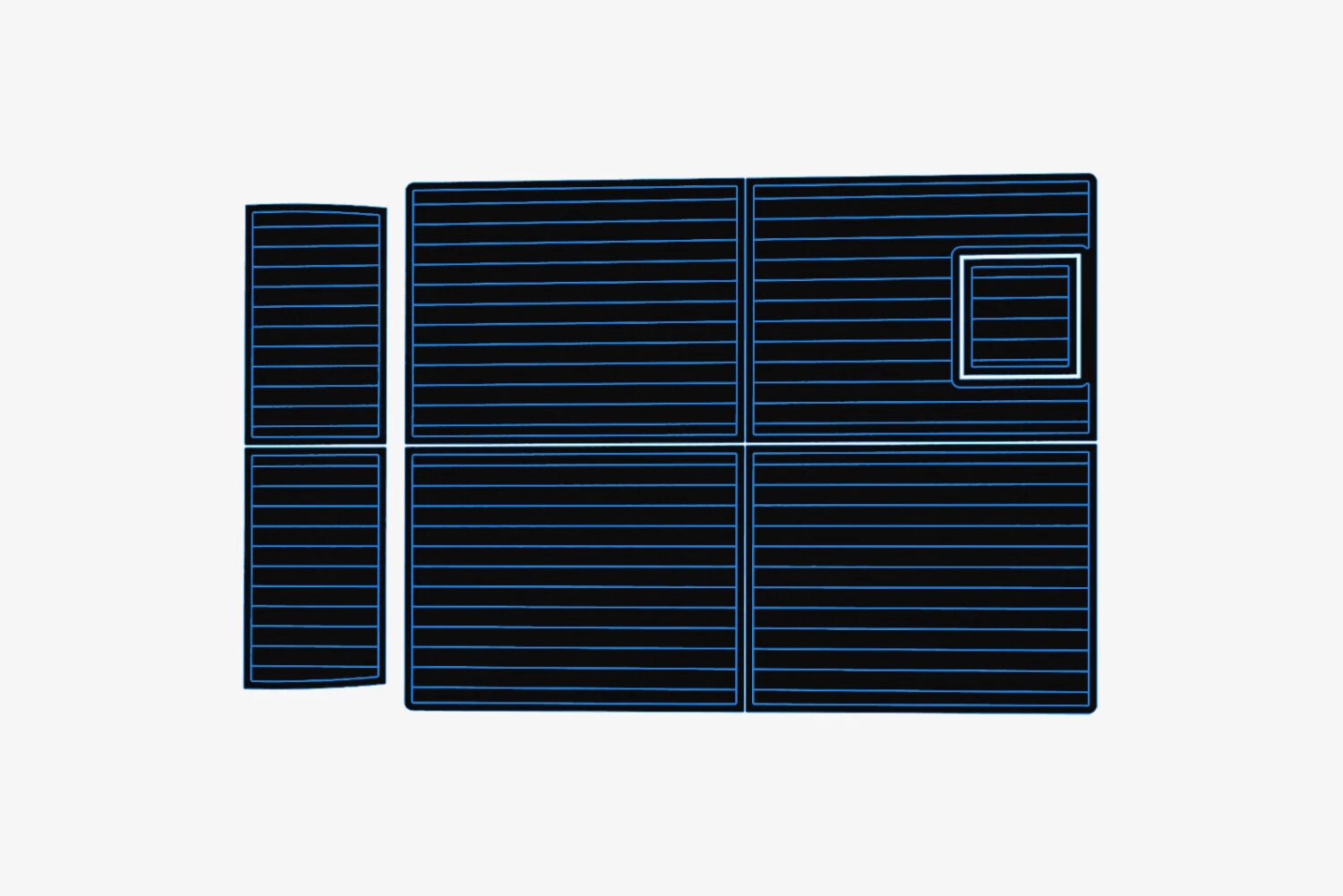 EVA foam faux teak deck flooring Avanti 39 (4) 1 kit EVA foam faux teak deck flooring Avanti 39