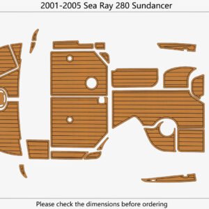 EVA foam faux teak flooring 2001-2005 Sea Ray 280 Sundancer (1) 1 Kit EVA foam faux teak flooring 2001-2005 Sea Ray 280 Sundancer