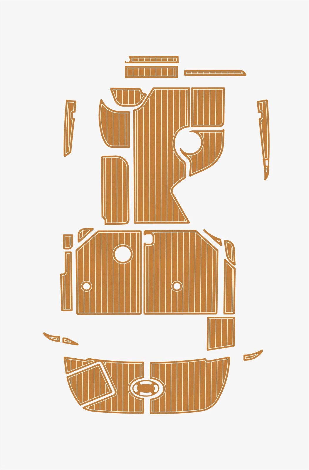 EVA foam faux teak flooring 2001-2005 Sea Ray 280 Sundancer (4) 1 Kit EVA foam faux teak flooring 2001-2005 Sea Ray 280 Sundancer