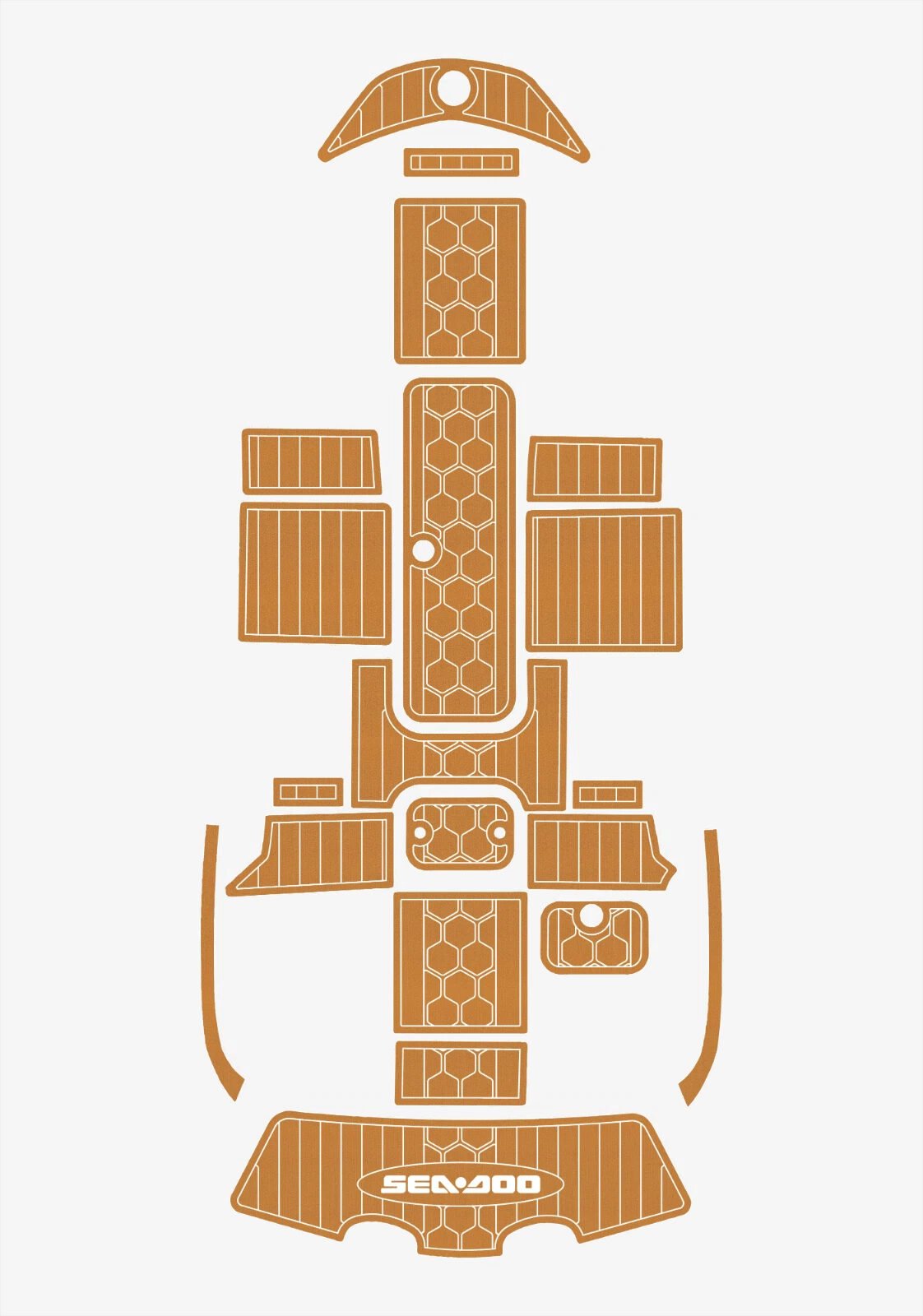 1 kit EVA foam faux teak flooring 2007-2012 Sea Doo 180