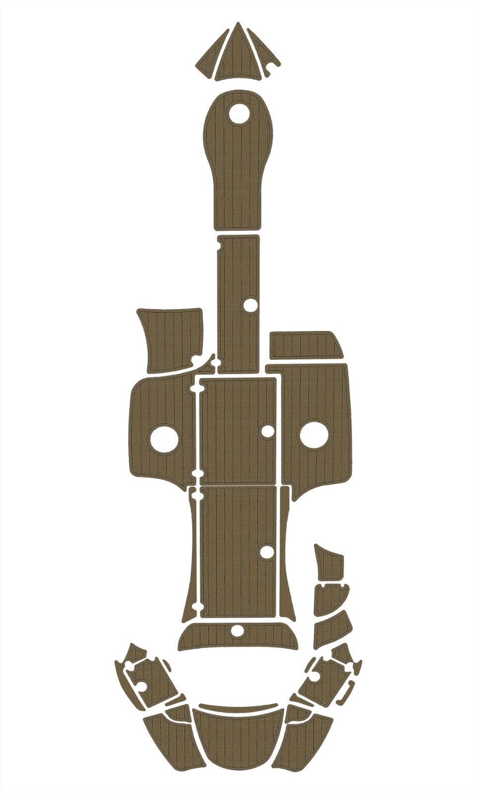 EVA foam faux teak marine floor 2008-2011 Azure 298 (5) 1 kit EVA foam faux teak marine floor 2008-2011 Azure 298