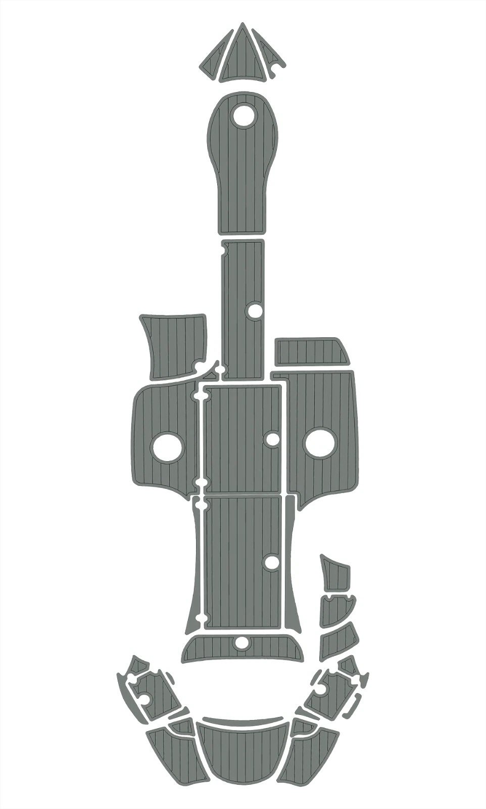 EVA foam faux teak marine floor 2008-2011 Azure 298 (6) 1 kit EVA foam faux teak marine floor 2008-2011 Azure 298