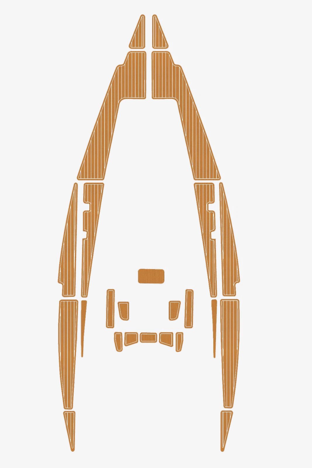 1 kit EVA foam faux teak marine flooring 1985 Bavaria 1060