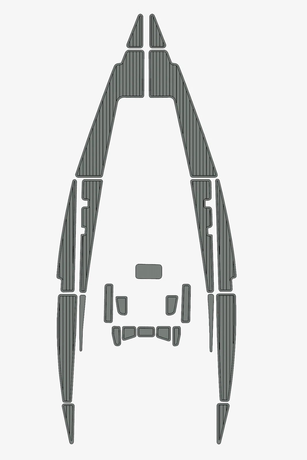 1 kit EVA foam faux teak marine flooring 1985 Bavaria 1060
