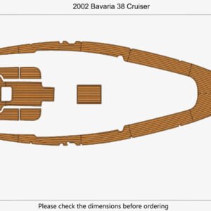 1 kit EVA foam faux teak marine flooring 2002 Bavaria 38 Cruiser
