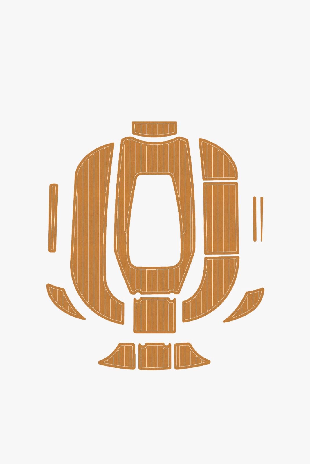 1 Kit EVA foam faux teak marine flooring 2005 Bavaria 30 Cruiser