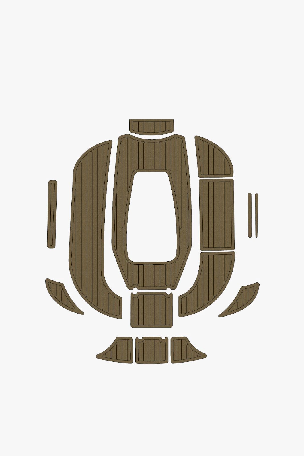 1 Kit EVA foam faux teak marine flooring 2005 Bavaria 30 Cruiser