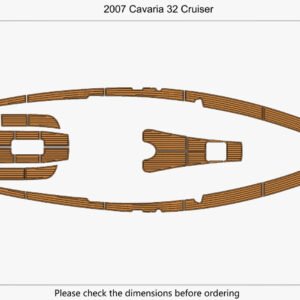 1 kit EVA foam faux teak marine flooring 2007 Bavaria 32 Cruiser