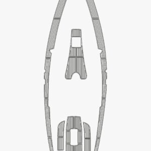 1 kit EVA foam faux teak marine flooring 2007 Bavaria 32 Cruiser