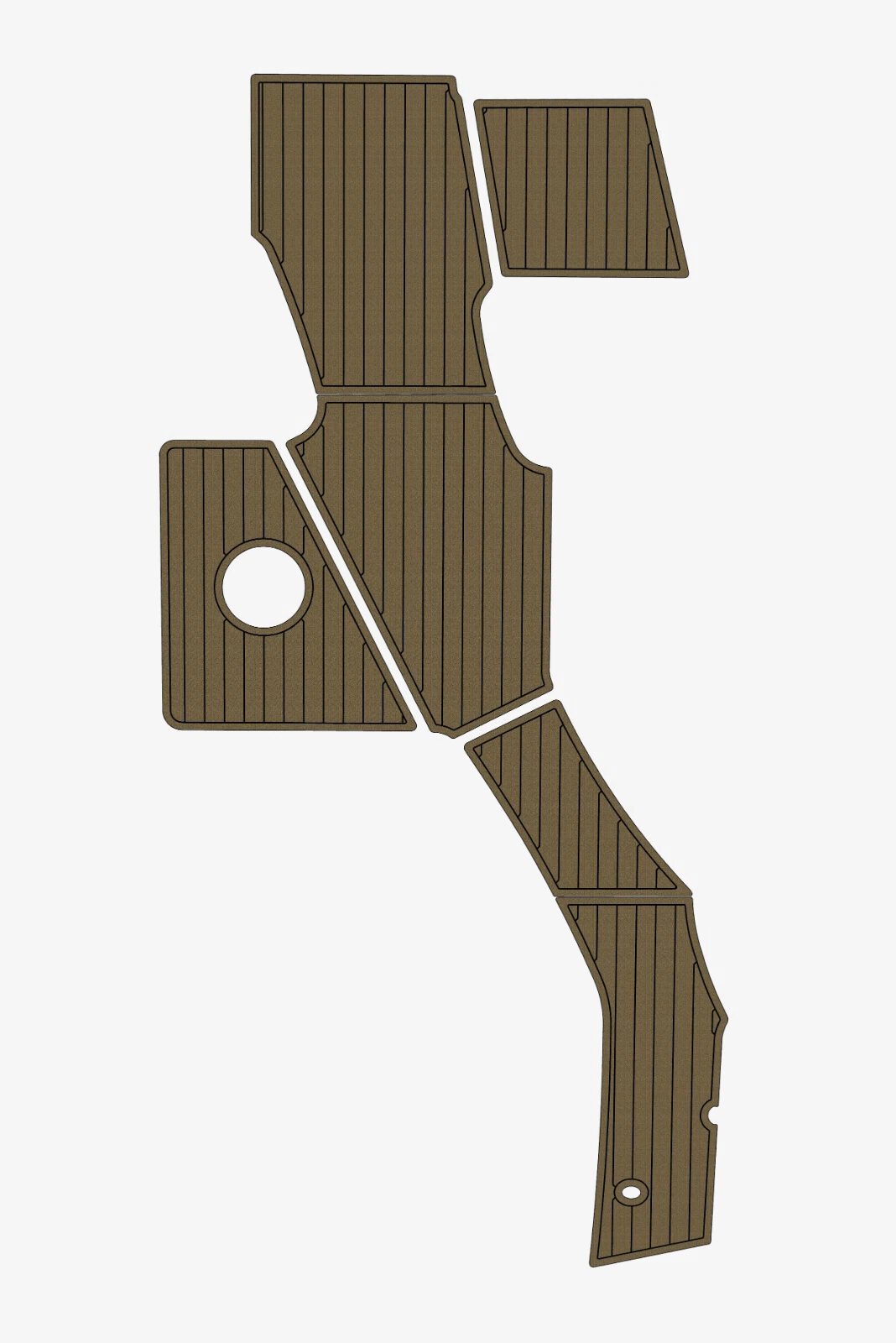 1 kit EVA foam faux teak marine flooring 2013 Bavaria 29 sport