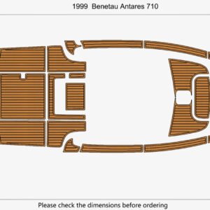 1 kit EVA foam marine deck flooring 1999 Beneteau Antares 710