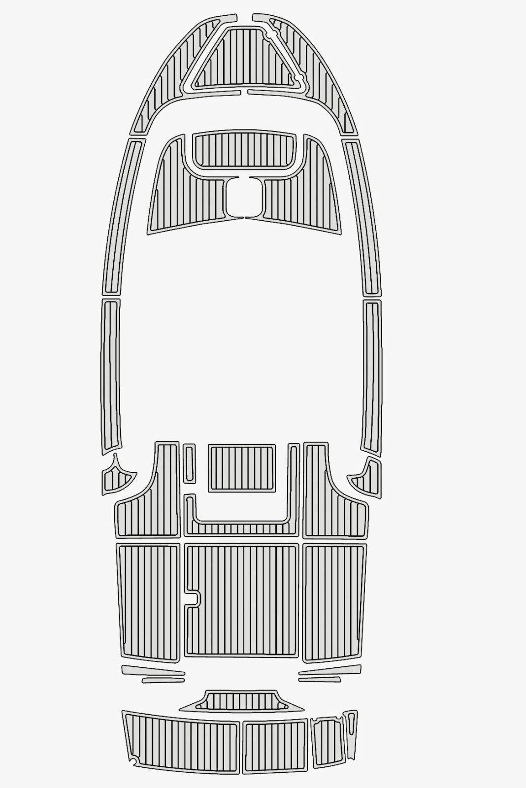 1 kit EVA foam marine deck flooring 1999 Beneteau Antares 710
