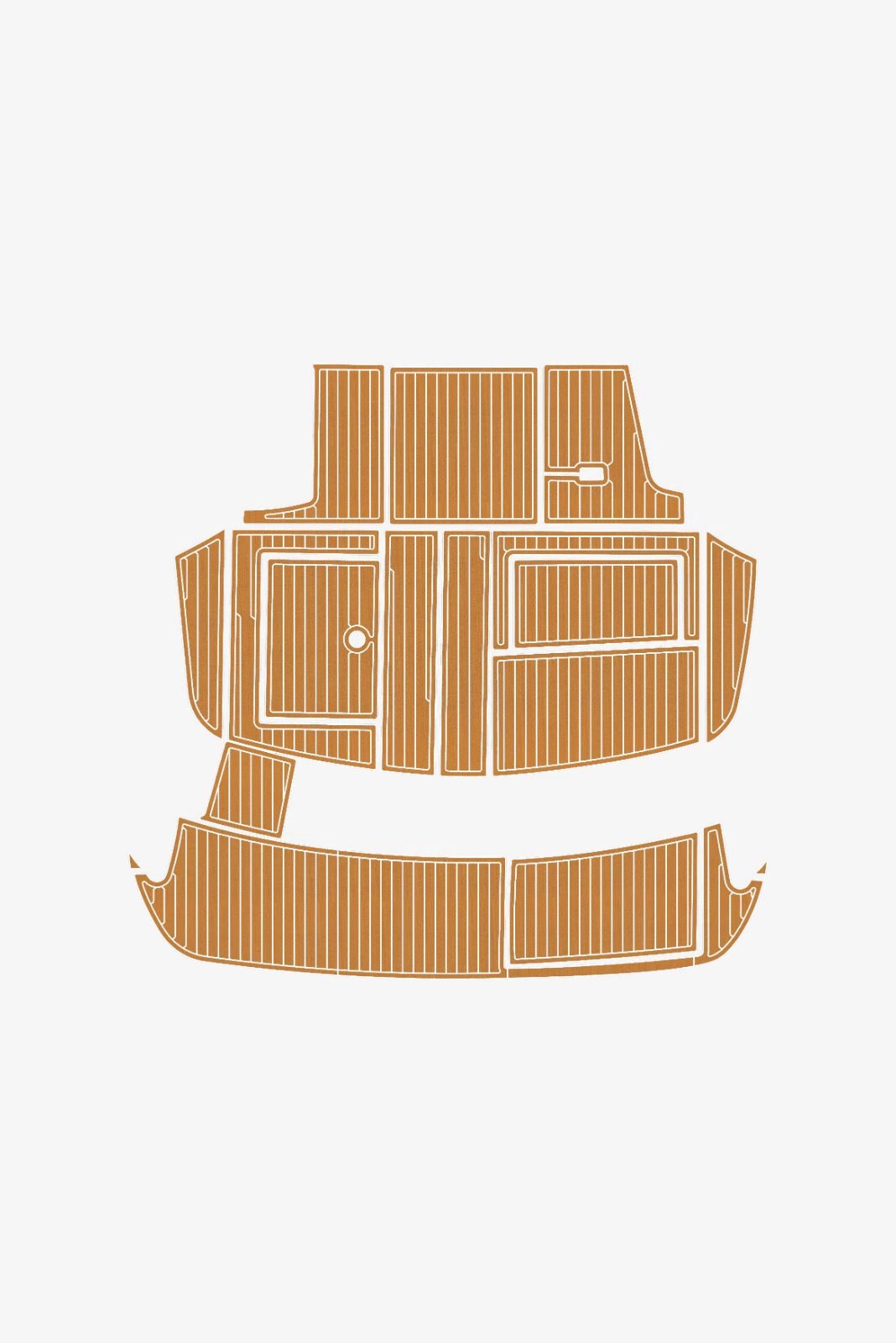 1 kit EVA foam marine deck flooring 2008 Beneteau Antares 12