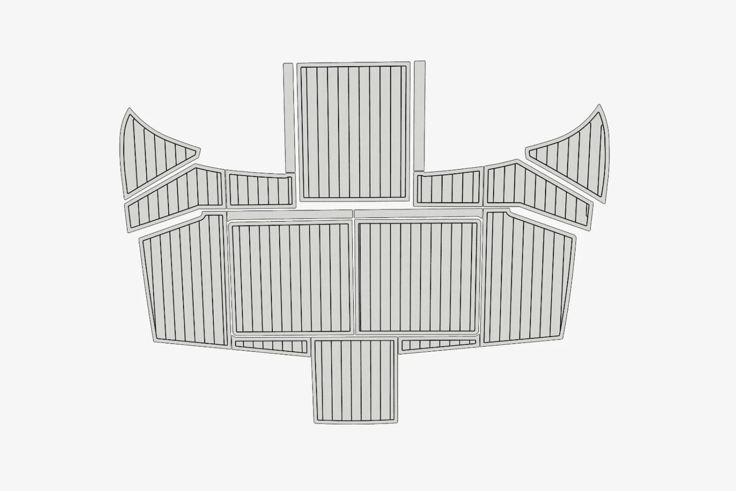 EVA foam marine floor 2002-2003 Alden 46 Saloon Express (15) 1 kit EVA foam marine floor 2002-2003 Alden 46 Saloon Express