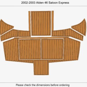 EVA foam marine floor 2002-2003 Alden 46 Saloon Express (2) 1 kit EVA foam marine floor 2002-2003 Alden 46 Saloon Express