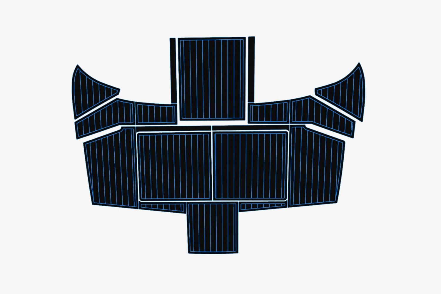 EVA foam marine floor 2002-2003 Alden 46 Saloon Express (4) 1 kit EVA foam marine floor 2002-2003 Alden 46 Saloon Express